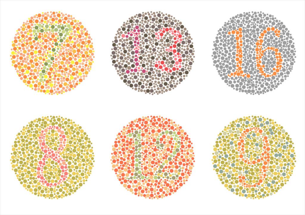 Ishihara colour vision